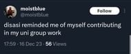 A fan's comment on the performance of Axel Disasi
